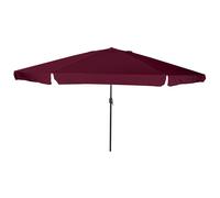 vidaXL Ombrello da giardino Rosso Bordeaux 394 x 394 x 248 cm