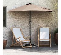 vidaXL Ombrello da giardino Talpa 294 x 150 x 223 cm