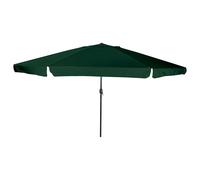 vidaXL Ombrello da giardino Verde e Nero 395 x 395 x 245 cm