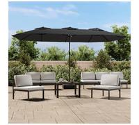 VIDAXL - Ombrellone A Doppia Testa Antracite 449x245 Cm