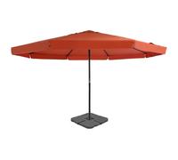 vidaXL Ombrellone da Esterni con Base Portatile Terracotta