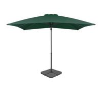 VIDAXL - Ombrellone Da Esterni Con Base Portatile Verde