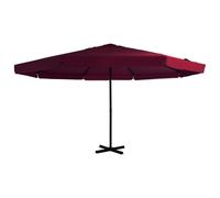 vidaXL Ombrellone da Esterni con Palo in Alluminio 500 cm Bordò