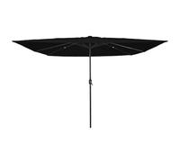 vidaXL Ombrellone da Patio Rotondo 300 cm con inclinazione Regolabile e Tessuto Resistente ai Raggi UV per Giardini, patii, Ombra, Tenda da Giardino, Protezione Diretta, Grande Balcone.