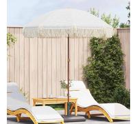 vidaXL Ombrellone da Spiaggia 160 x 160 x 196 cm Poliestere e Acciaio