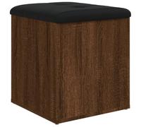 vidaXL Panca Portaoggetti Rovere Marrone 42x42x45 cm Legno Multistrato