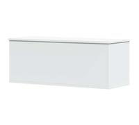 vidaXL Contenitore Portaoggetti Bianco 90x35x35 cm in Truciolato, Scatola portaoggetti, Contenitore per Indumenti, portaoggetti, cesta per Giochi