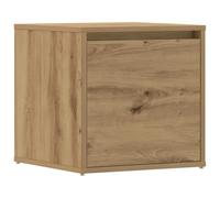 vidaXL Cassetto portaoggetti Rovere 40,5x40x40 cm in legno multistrato