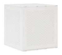 vidaXL Opbergbox met opslag Wit 55 x 53 x 57 cm Polypropyleen
