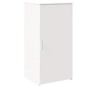 vidaXL Mobile portaoggetti bianco 50x45x103,5 cm in legno multistrato