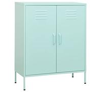 vidaXL Armadietto Menta 80x35x101,5 cm in Acciaio