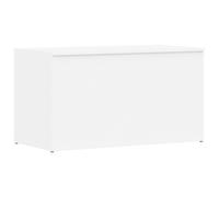 vidaXL Cassapanca Bianca 84x42x46 cm in Legno Ingegnerizzato