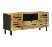 vidaXL Opslagkasten Naturel 105 x 33 x 46 cm Massief Mango Hout