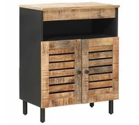 vidaXL Opslagkasten Naturel 60 x 33 x 75 cm Massief Mango Hout