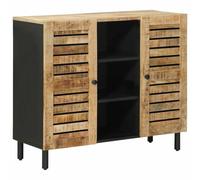 vidaXL Opslagkasten Naturel 90 x 33 x 75 cm Massief Mango Hout