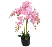 vidaXL Orchidea Artificiale con Vaso75 cm Rosa