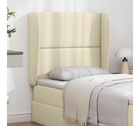 vidaXL Orecchio per testiera, 80 x 23 x 6 cm, in PVC, aggiornamento moderno camera, testiera in PVC resistente, cuscino in schiuma, accessori chic, arredamento minimalista
