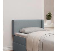 vidaXL Testiera orecchio grigio 40,5 x 40,5 x 4 cm tessuto elegante grigio moderno design tessile durevole ed elegante miglioramento del telaio letto