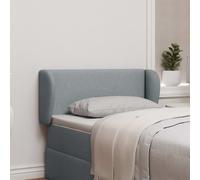 vidaXL Orecchia della Testata Grigio chiaro 40 x 23 x 6 cm Tessuto