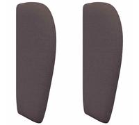 vidaXL Orecchia della Testata Marrone 40 x 23 x 6 cm Tessuto, Stile minimalista per la camera, testiera moderna, schiuma salvaspazio, accessorio letto per estetica contemporanea