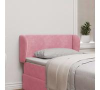 vidaXL Orecchia della Testata Rosa 40 x 23 x 6 cm Velluto