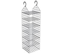 vidaXL Organizer per Armadio da Appendere con 7 Ripiani