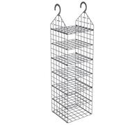 vidaXL Organizer per Armadio da Appendere con 7 Ripiani