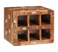 vidaXL Organizer per Bottiglie - Porta Vino, Mensola da Esposizione, Supporto Moderno, Ripiani da Muro, Risparmio di Spazio per la Sala da Pranzo