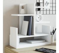 vidaXL Organizer per la Scrivania Bianco 49x20x52,5 cm in Multistrato, portaoggetti da scrivania, organizzatore da scrivania, portaoggetti da tavolo