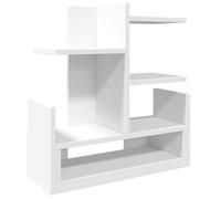vidaXL Organizer per la Scrivania Bianco 49x20x52,5 cm in Multistrato, portaoggetti da scrivania, organizzatore da scrivania, portaoggetti da tavolo