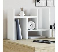 vidaXL Organizer Scrivania Bianco 34,5x15,5x35,5 cm Legno Multistrato