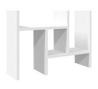 vidaXL Organizer Scrivania Bianco 34,5x15,5x35,5 cm Legno Multistrato, portaoggetti da scrivania, organizzatore da scrivania, portaoggetti da tavolo