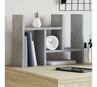 vidaXL Organizer Scrivania Grigio Cemento 34,5x15,5x35,5cm Multistrato, portaoggetti da scrivania, organizzatore da scrivania, portaoggetti da tavolo