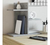 vidaXL Organizer Scrivania Grigio Cemento 42x21,5x42 cm Multistrato