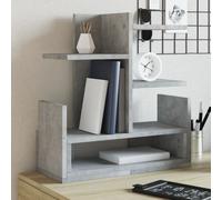 vidaXL Organizer Scrivania Grigio Cemento 49x20x52,5 cm Multistrato