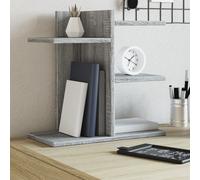vidaXL Organizer Scrivania Grigio Sonoma 42x21,5x42 cm Multistrato