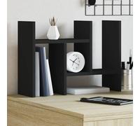 vidaXL Organizer Scrivania Nero 34,5x15,5x35,5 cm in Legno Multistrato