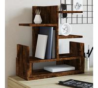 vidaXL Organizer Scrivania Rovere Fumo 49x20x52,5 cm Legno Multistrato