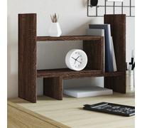 vidaXL Organizer Scrivania Rovere Marrone 38,5x17x39 Legno Multistrato