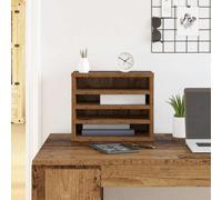 vidaXL Organizzatore da scrivania Legno vecchio 36 x 26 x 29,5 cm