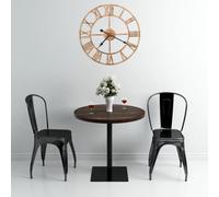 vidaXL Orologio da Parete in Metallo 40 cm Dorato