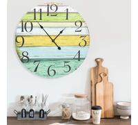 vidaXL Orologio da Parete Multicolore 60 cm in MDF