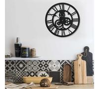vidaXL Orologio da Parete Nero 30 cm Acrilico