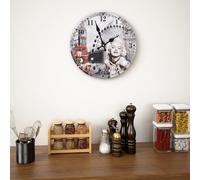 vidaXL Orologio Parete Vintage Ufficio Decorazione Murale Casa