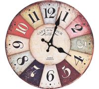 vidaXL Orologio da Parete Stile Vintage Multicolore Decorazione Murale Casa