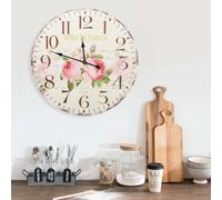 vidaXL Orologio da Parete Vintage Fiore 60 cm