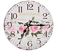 vidaXL Orologio da Parete Vintage Fiore Ufficio Casa Cucina Decorazione Murale