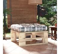 vidaXL Ottomana da Giardino Pallet in Legno di Pino Impregnato
