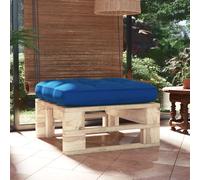 vidaXL Ottomana da Giardino Pallet in Legno di Pino Impregnato