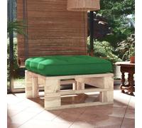 vidaXL Ottomana da Giardino Pallet in Legno di Pino Impregnato